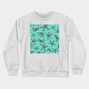 Sea Stars Pattern Crewneck Sweatshirt